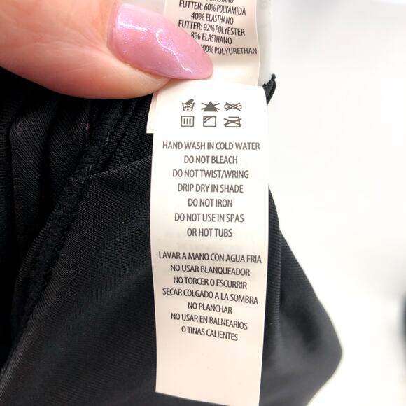 CONTOURS COCO REEF Suraya One-Piece Swimsuit Size 8 32C Black White Cheetah NWT - Picture 14 of 14